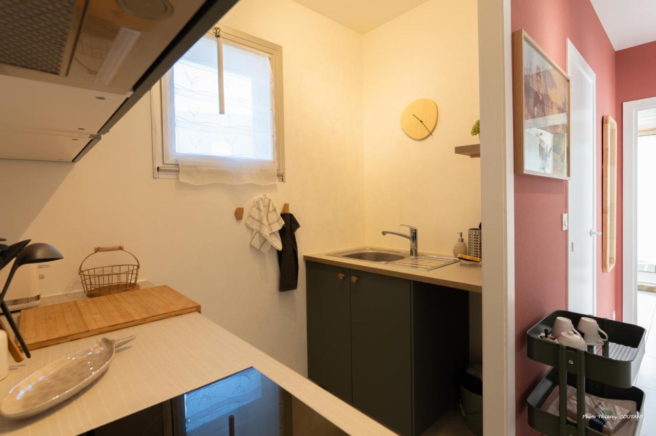 Agape, Elegant T2, 4 Etoiles, Plage Et Gr34 3Km, Centre Ville 750M Fouesnant Buitenkant foto